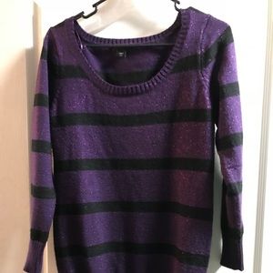 Purple and Black Sweater